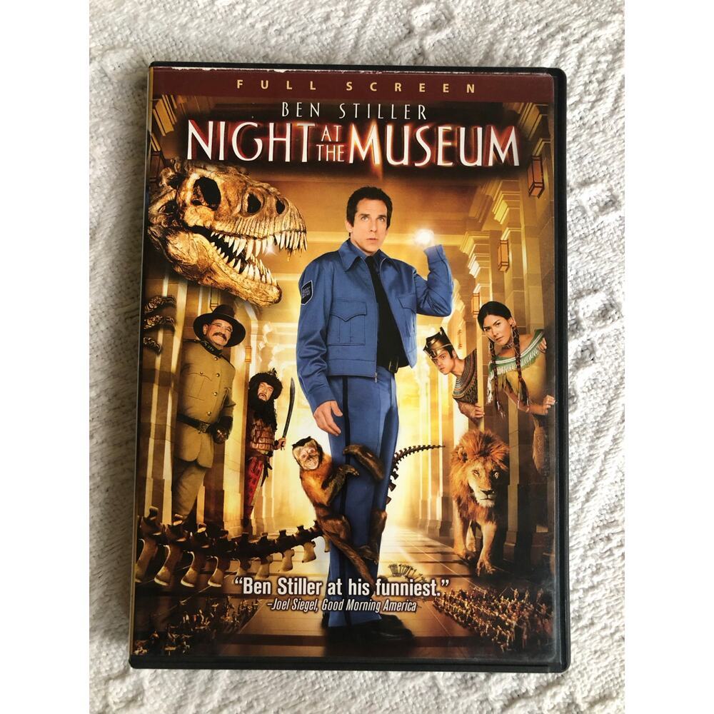 Night at the Museum Dvd 2006‎ Movie Ben Stiller Robin Williams Comedy Family